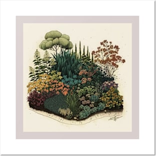 Beautiful Wildflowers garden Posters and Art